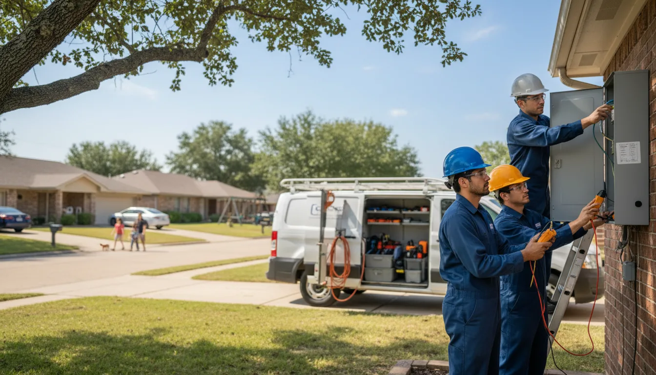 Certified electrician providing emergency electrical services in Geronimo, OK